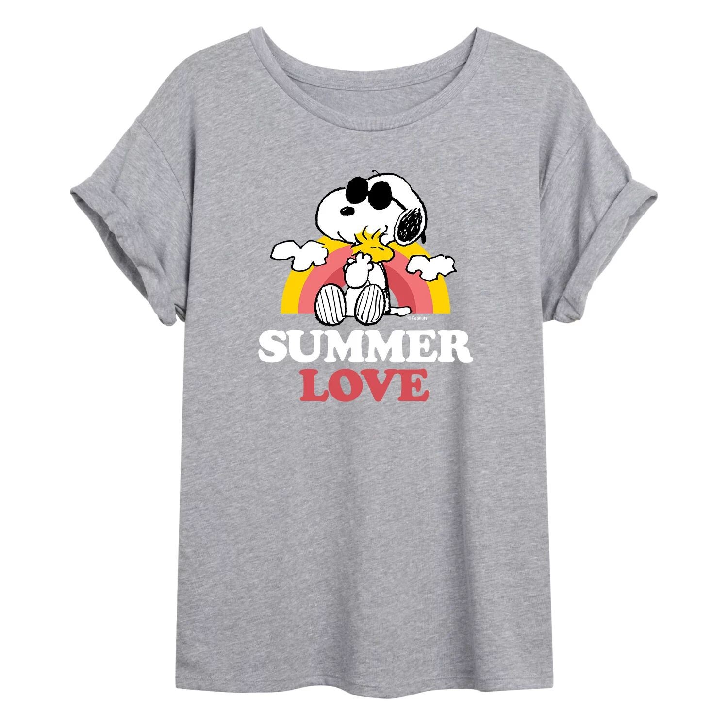 Детская футболка большого размера с рисунком Peanuts Summer Love Licensed Character
Детская футболка большого размера с рисунком Peanuts Summer Love Licensed Character