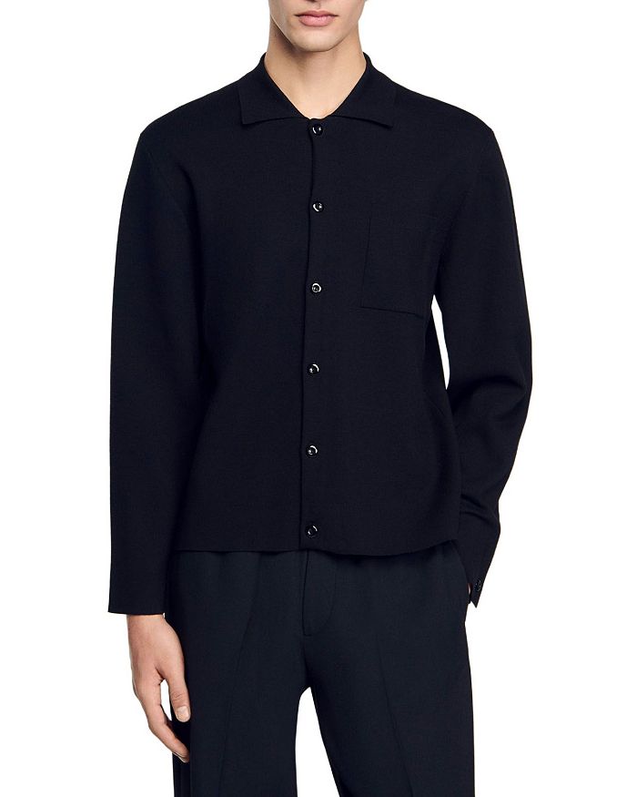 Вязаный кардиган Sandro, черный
Вязаный кардиган Sandro, черный