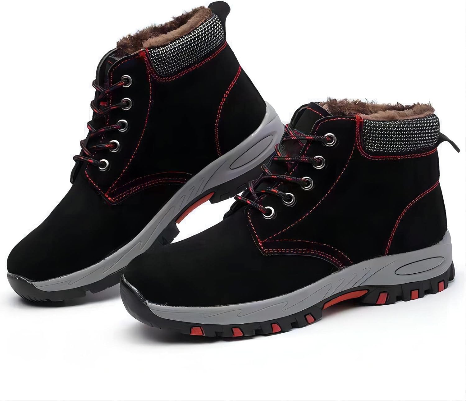 Защитные ботинки для осени и зимы, мужская модель с легким стальным носком, удобная рабочая обувь для женщин, противоскользящие и проколоустойчивые, промышленная дышащая защита (черный, 43) Generic
Защитные ботинки для осени и зимы, мужская модель с легким стальным носком, удобная рабочая обувь для женщин, противоскользящие и проколоустойчивые, промышленная дышащая защита (черный, 43) Generic