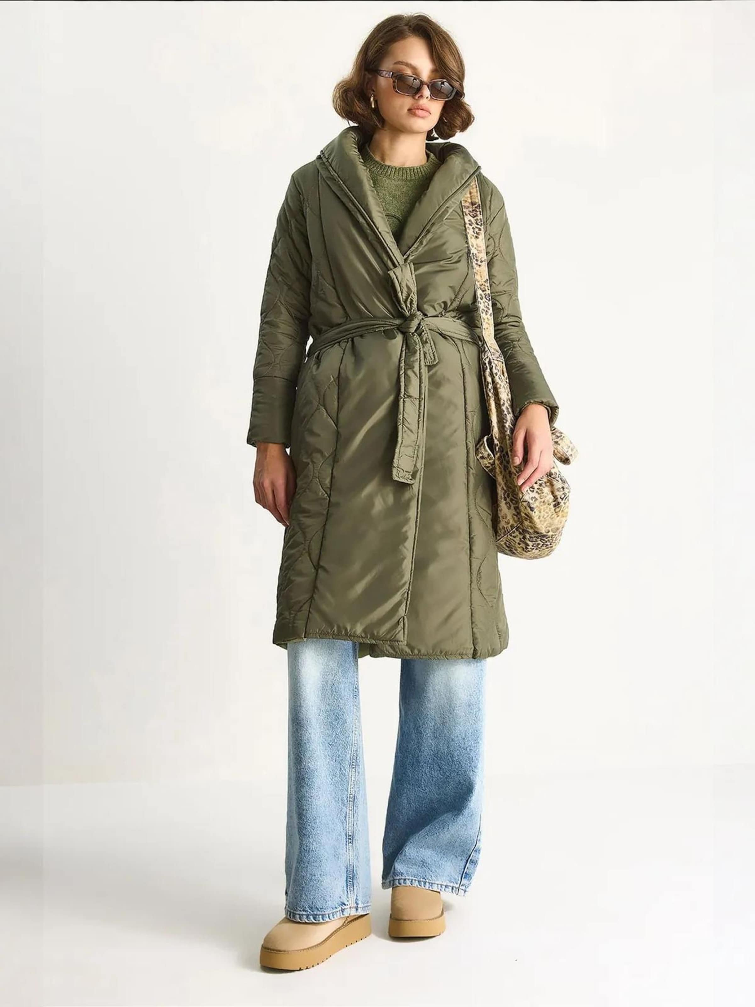 Bianco Lucci Межсезонное пальто цвета хаки
Bianco Lucci Межсезонное пальто цвета хаки