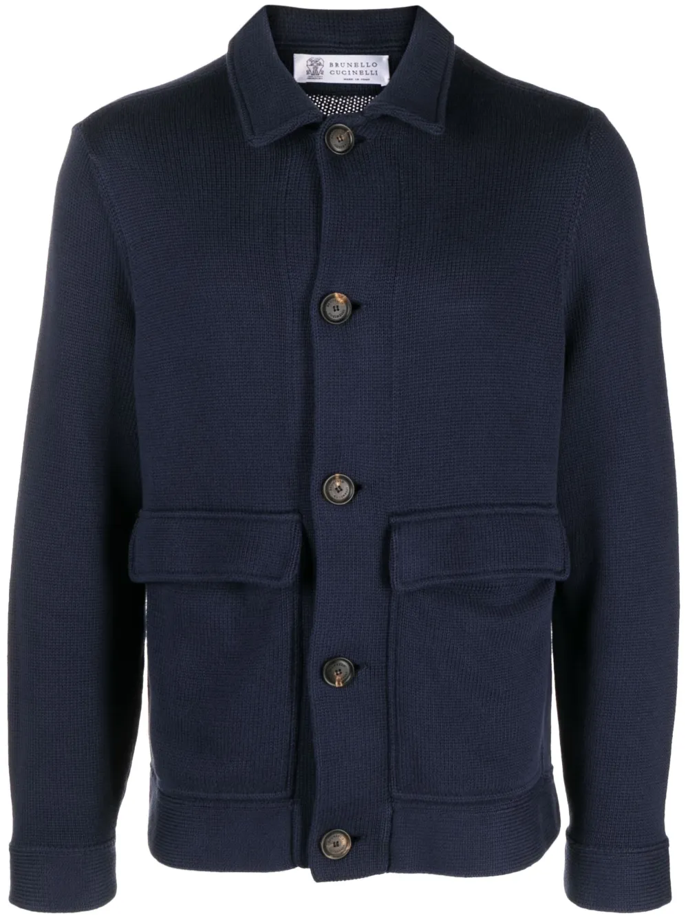 Кардиган на пуговицах Brunello Cucinelli, синий
Кардиган на пуговицах Brunello Cucinelli, синий