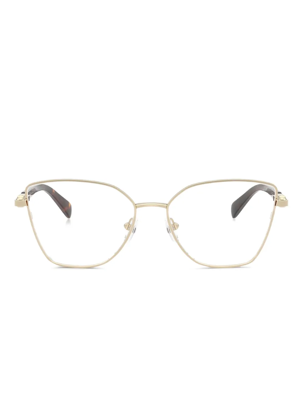 Очки в геометричной оправе Michael Kors, золотистый
Очки в геометричной оправе Michael Kors, золотистый