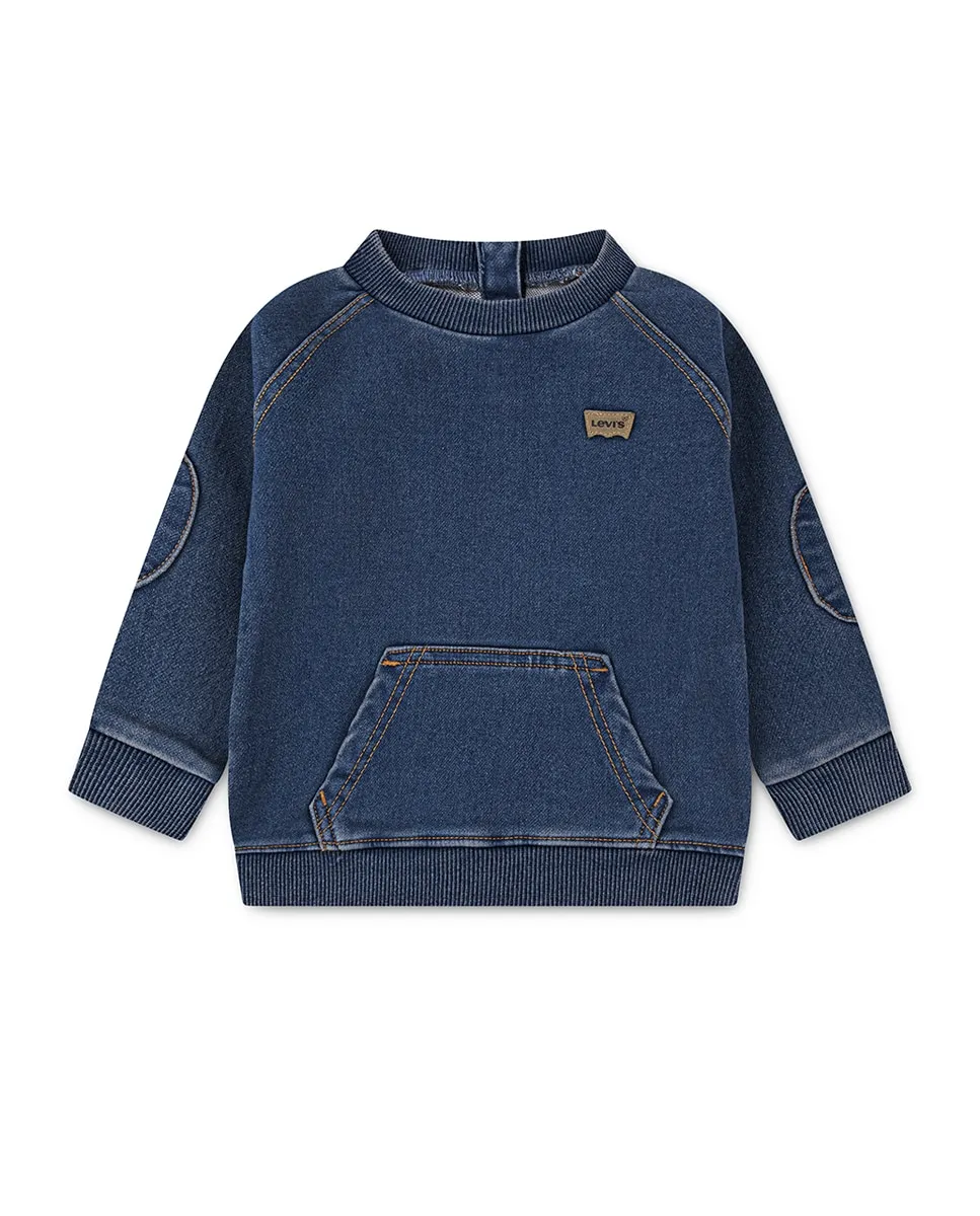 Футболка из денима с круглым вырезом Western для мальчика Levi's, синий
Футболка из денима с круглым вырезом Western для мальчика Levi's, синий