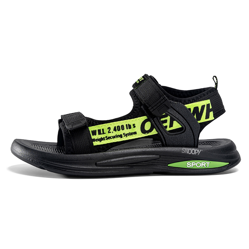 Детские сандалии: противоскользящие, износостойкие, упругие, дышащие, легкие, амортизирующие SNOOPY, черный/зеленый
Детские сандалии: противоскользящие, износостойкие, упругие, дышащие, легкие, амортизирующие SNOOPY, черный/зеленый