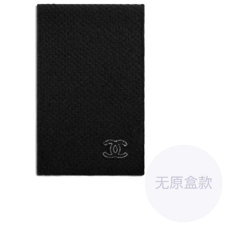 CHANEL Шерстяной вязаный шарф женский черный
CHANEL Шерстяной вязаный шарф женский черный