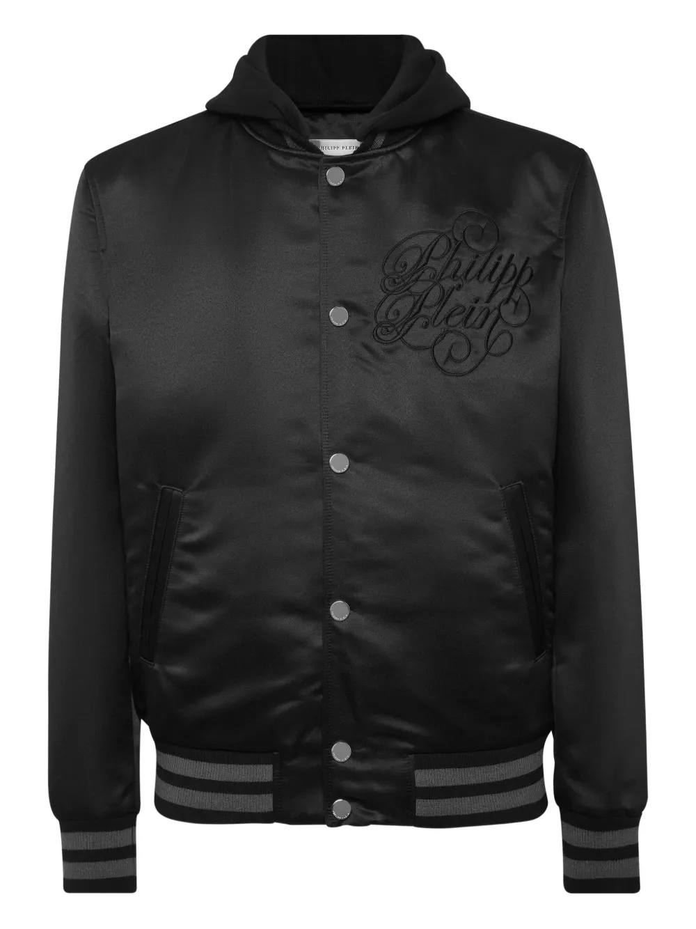 Атласный бомбер Philipp Plein, черный
Атласный бомбер Philipp Plein, черный