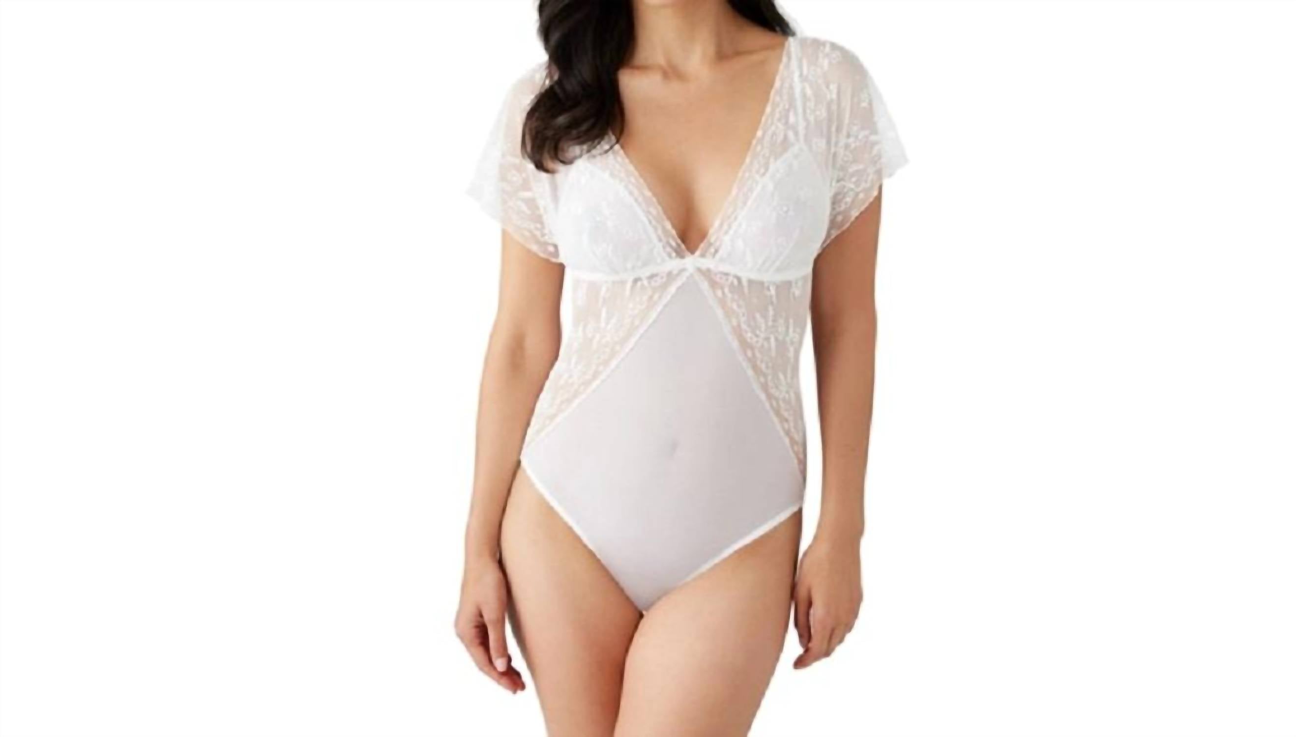 Поднятый в роскошном боди цвета цапли Wacoal, Egret
Поднятый в роскошном боди цвета цапли Wacoal, Egret