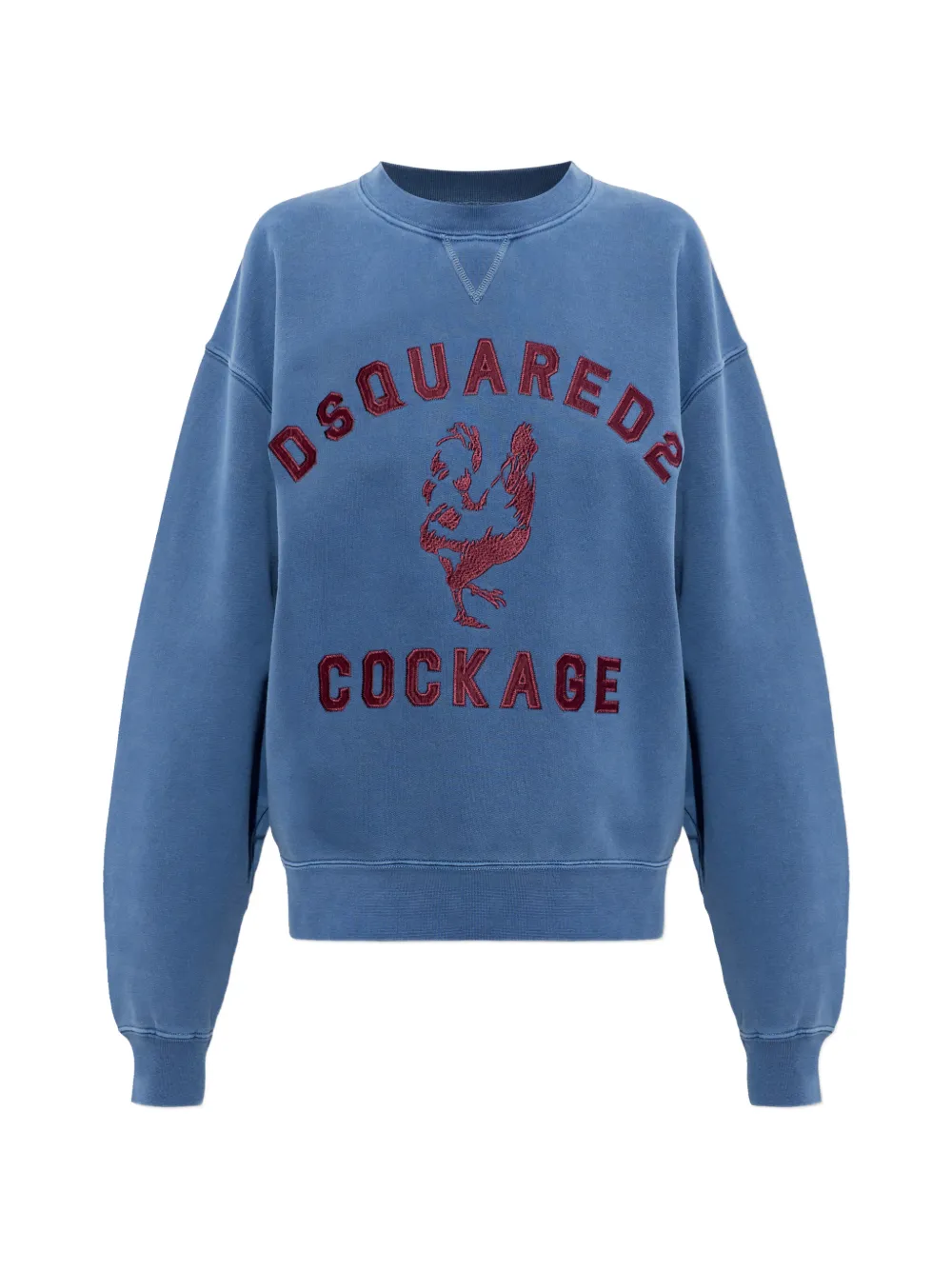 Свитшот с вышивкой и круглым вырезом Dsquared2, синий
Свитшот с вышивкой и круглым вырезом Dsquared2, синий