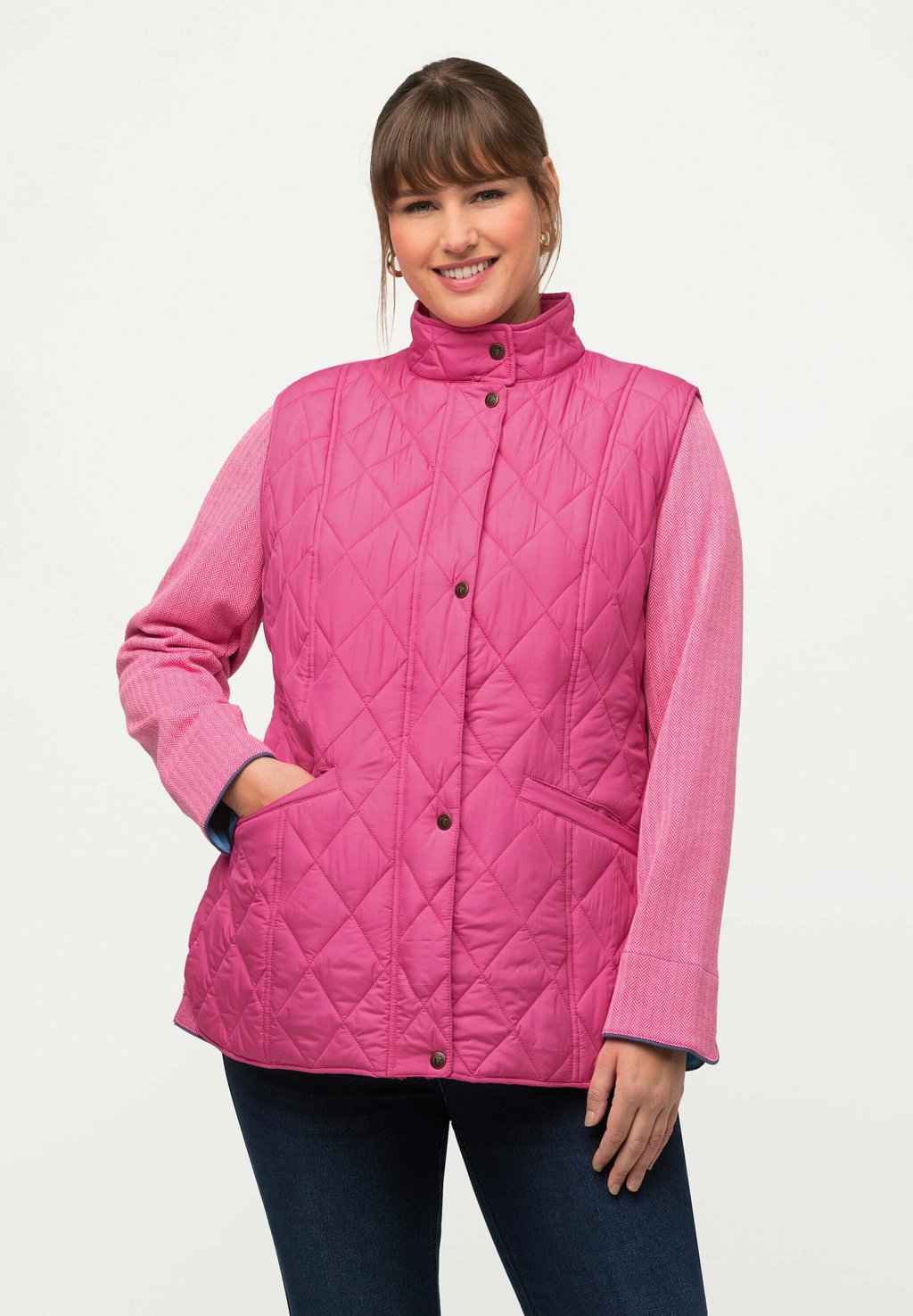 Жилет Ulla Popken, розовый
Жилет Ulla Popken, розовый