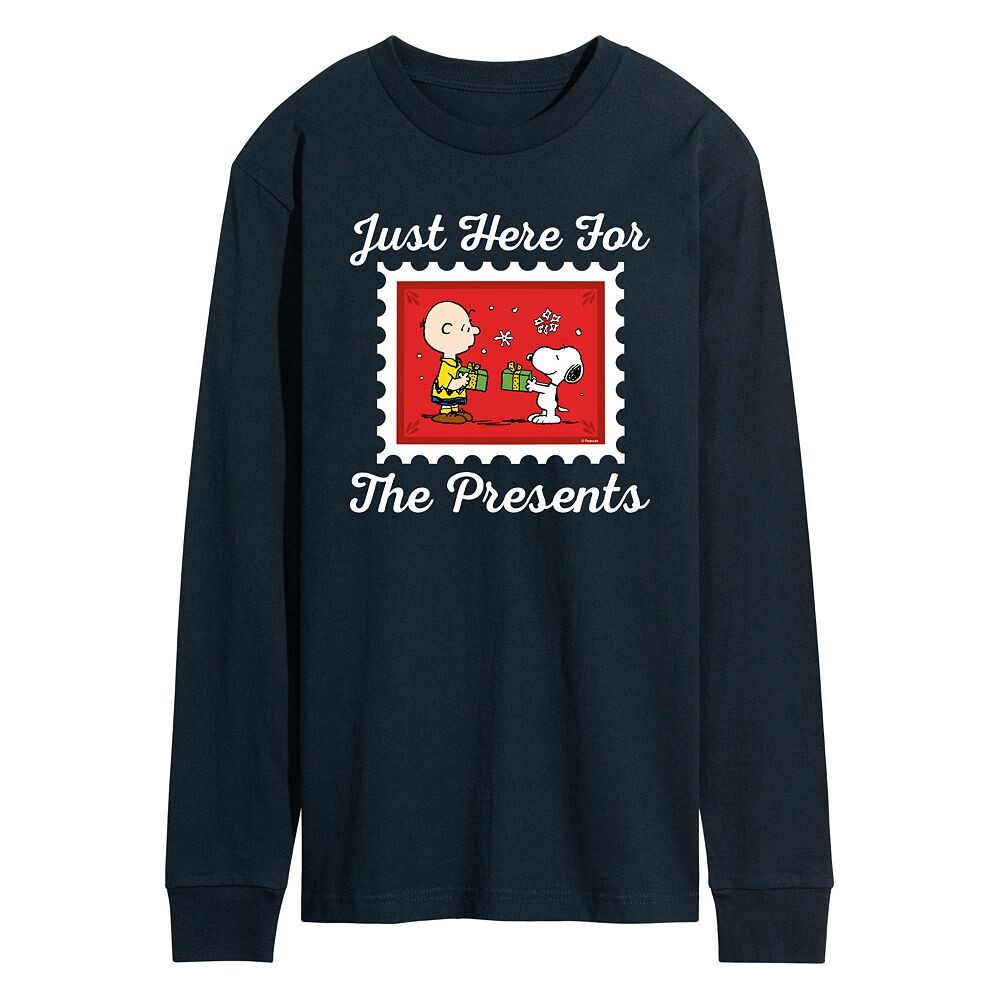 Мужская футболка с длинными рукавами и рисунком Peanuts Just Here For The Presents Licensed Character, темно-синий
Мужская футболка с длинными рукавами и рисунком Peanuts Just Here For The Presents Licensed Character, темно-синий