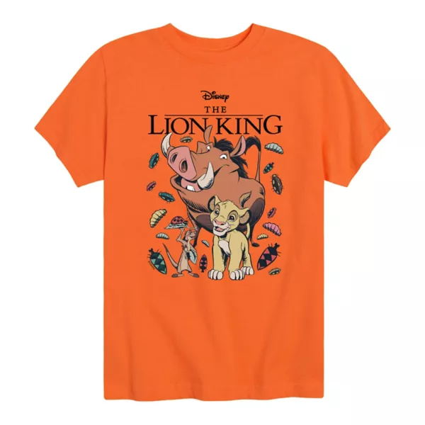 Футболка для мальчиков 8-20 лет "Король лев" с принтом жуков Disney, оранжевый
Футболка для мальчиков 8-20 лет "Король лев" с принтом жуков Disney, оранжевый
