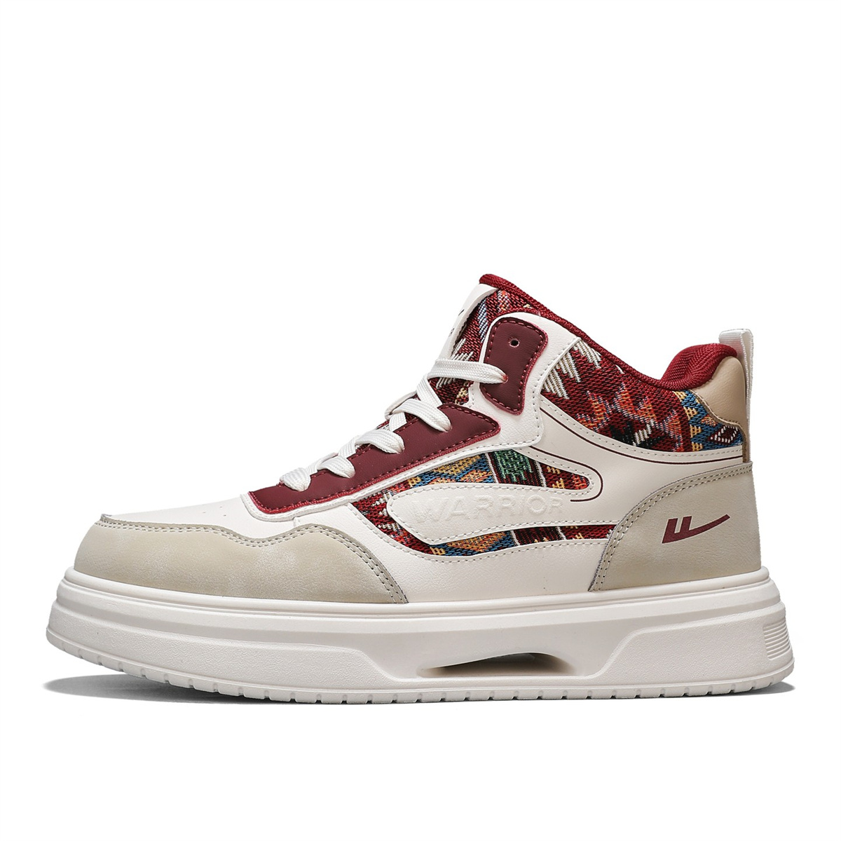 Износостойкие и легкие мид-топ скейтборд кроссовки Men's WARRIOR, бежевый красный
Износостойкие и легкие мид-топ скейтборд кроссовки Men's WARRIOR, бежевый красный