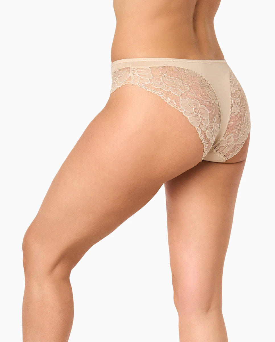 Бикини-трусики с кружевом и декоративным бантиком Promise, бежевый
Бикини-трусики с кружевом и декоративным бантиком Promise, бежевый