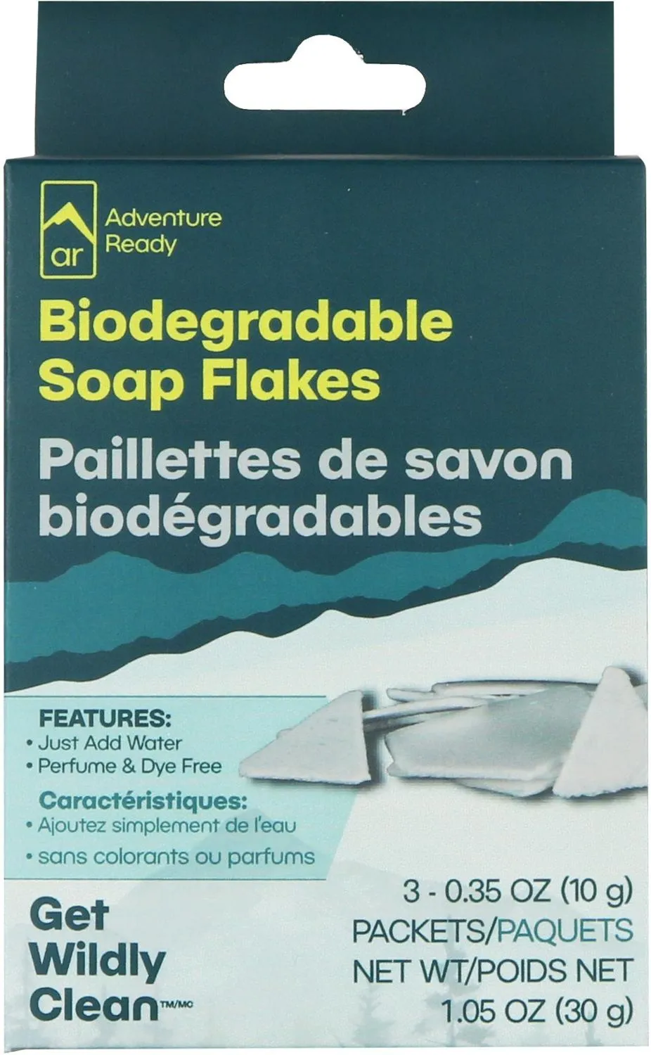 Экологичные мыльные хлопья для пополнения запаса упаковка из 3 пакетиков Adventure Ready, None
Экологичные мыльные хлопья для пополнения запаса упаковка из 3 пакетиков Adventure Ready, None