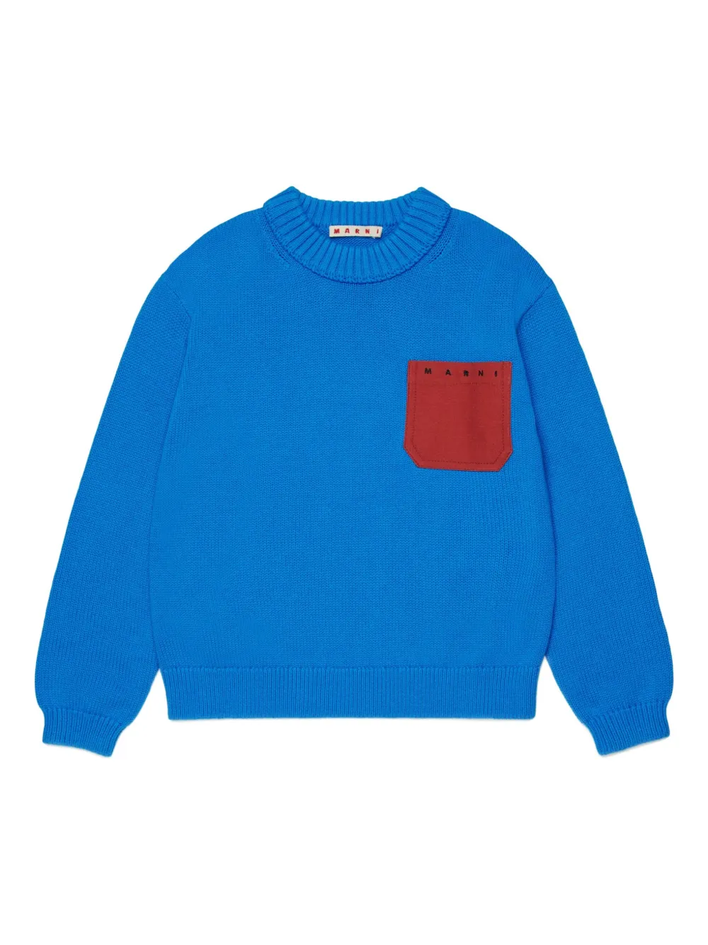 Свитер с нагрудным карманом Marni Kids, синий
Свитер с нагрудным карманом Marni Kids, синий