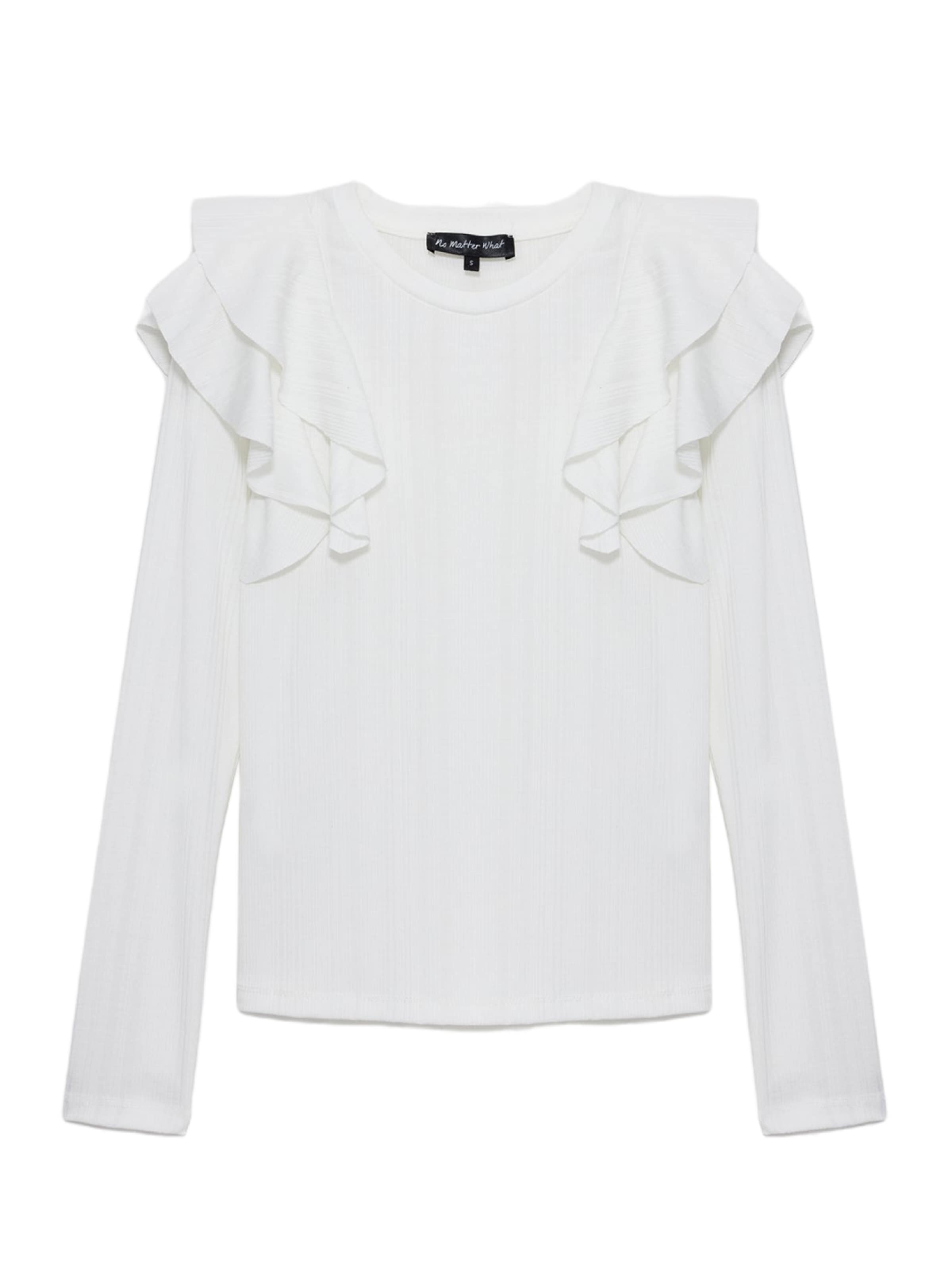 No Matter What Лонгслив в белом цвете
No Matter What Лонгслив в белом цвете