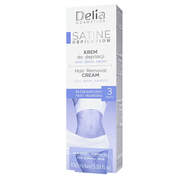 Крем для мгновенной депиляции, 100 мл Delia Satine
Крем для мгновенной депиляции, 100 мл Delia Satine