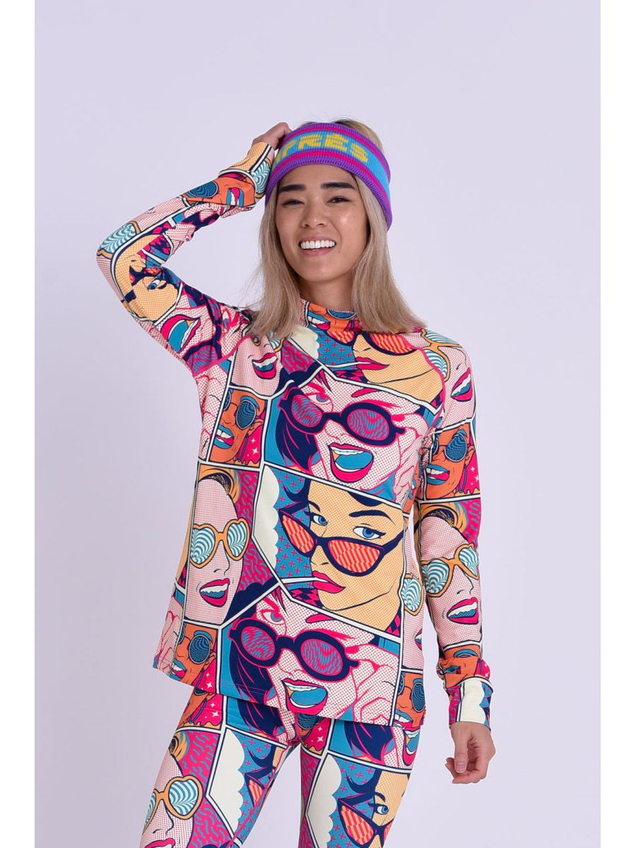 Женская термофутболка - Comic Book Candy OOSC, Colorful pop art design
Женская термофутболка - Comic Book Candy OOSC, Colorful pop art design