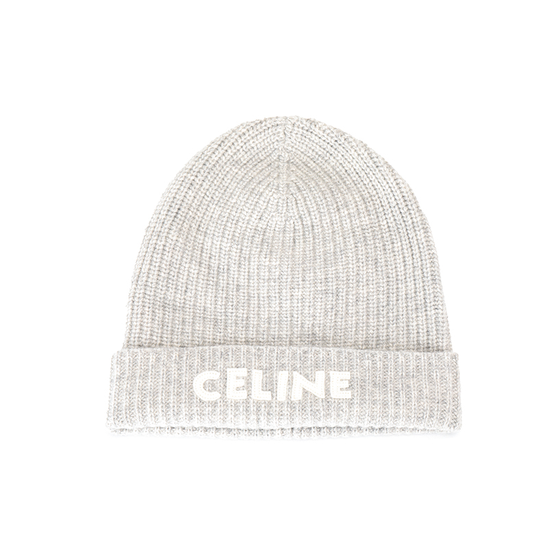 Ребристая валяная шерстяная шапка CELINE, серая
Ребристая валяная шерстяная шапка CELINE, серая