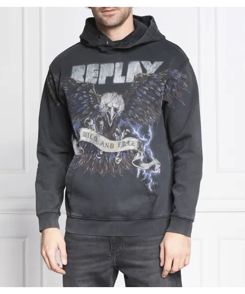 Толстовка Regular fit Replay, серый
Толстовка Regular fit Replay, серый