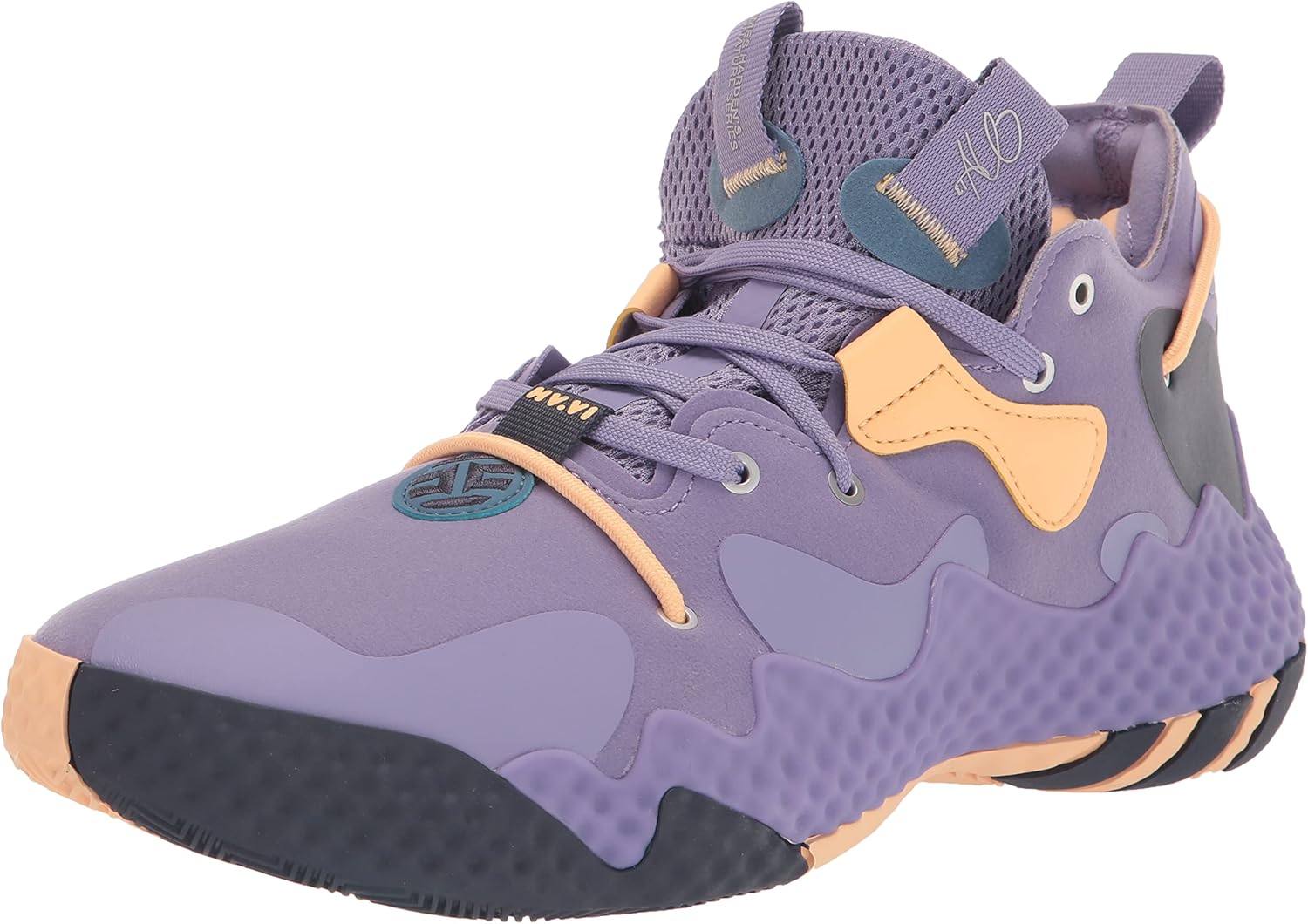 Мужские кроссовки adidas Harden Vol 6, Magic Lilac/Matte Silver/Pulse Amber
Мужские кроссовки adidas Harden Vol 6, Magic Lilac/Matte Silver/Pulse Amber