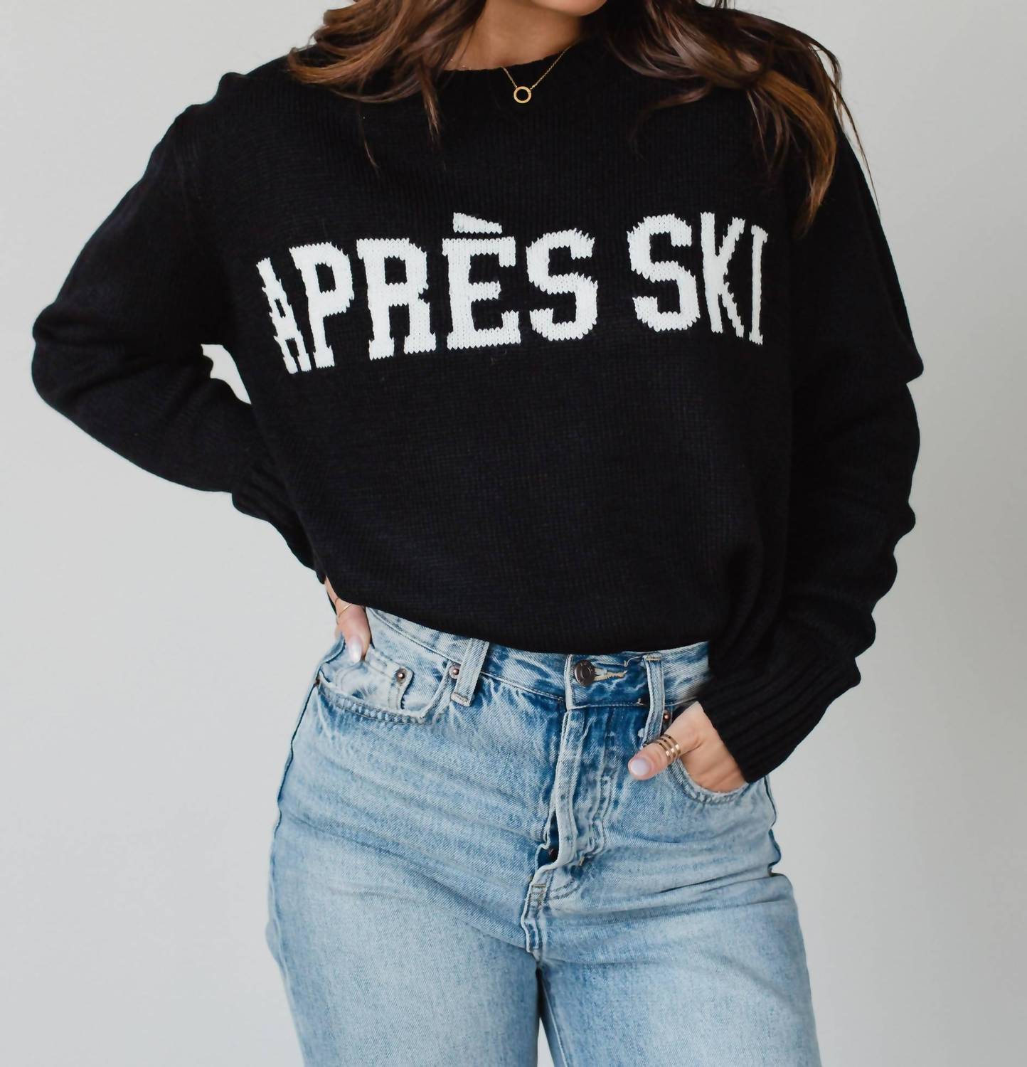 Черный свитер для отдыха после катания Panache Apparel
Черный свитер для отдыха после катания Panache Apparel