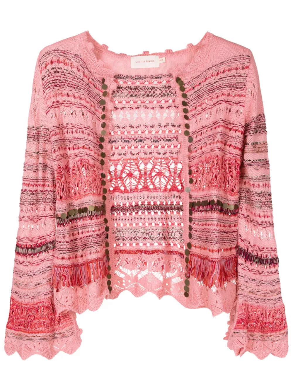 Декорированный кардиган Gina Cecilia Prado, розовый
Декорированный кардиган Gina Cecilia Prado, розовый