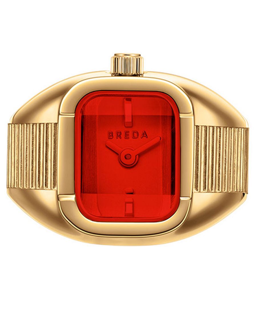 Женские золотые часы-кольцо Ноктюрн с расширяющимся окошком, диаметр 16 мм BREDA, DeepGold/Flame
Женские золотые часы-кольцо Ноктюрн с расширяющимся окошком, диаметр 16 мм BREDA, DeepGold/Flame