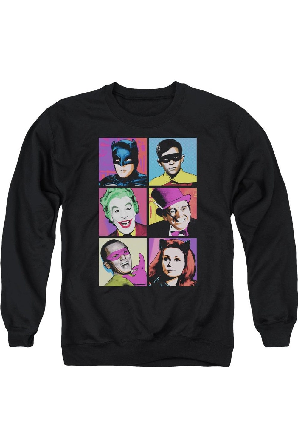 Толстовка Batman Classic Tv Pop Cast для взрослых с круглым вырезом Gildan, черный
Толстовка Batman Classic Tv Pop Cast для взрослых с круглым вырезом Gildan, черный