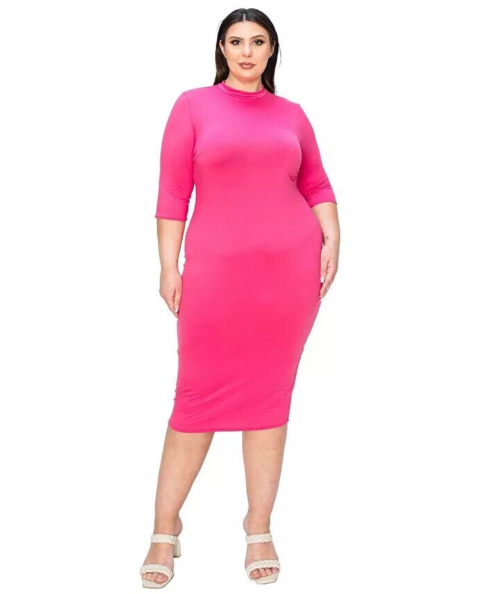 Платье миди Mona больших размеров L I V D, розовый
Платье миди Mona больших размеров L I V D, розовый