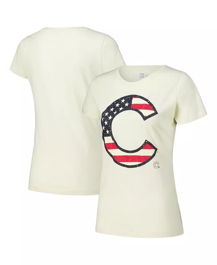 Женская кремовая футболка в винтажном стиле Chicago Cubs New Era, бежевый
Женская кремовая футболка в винтажном стиле Chicago Cubs New Era, бежевый