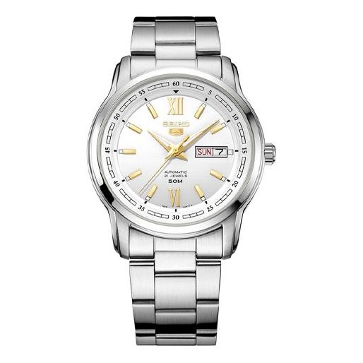 Часы Men's SEIKO No. 5 Sports Steel strip waterproof Business Mechanical Watch White, белый
Часы Men's SEIKO No. 5 Sports Steel strip waterproof Business Mechanical Watch White, белый