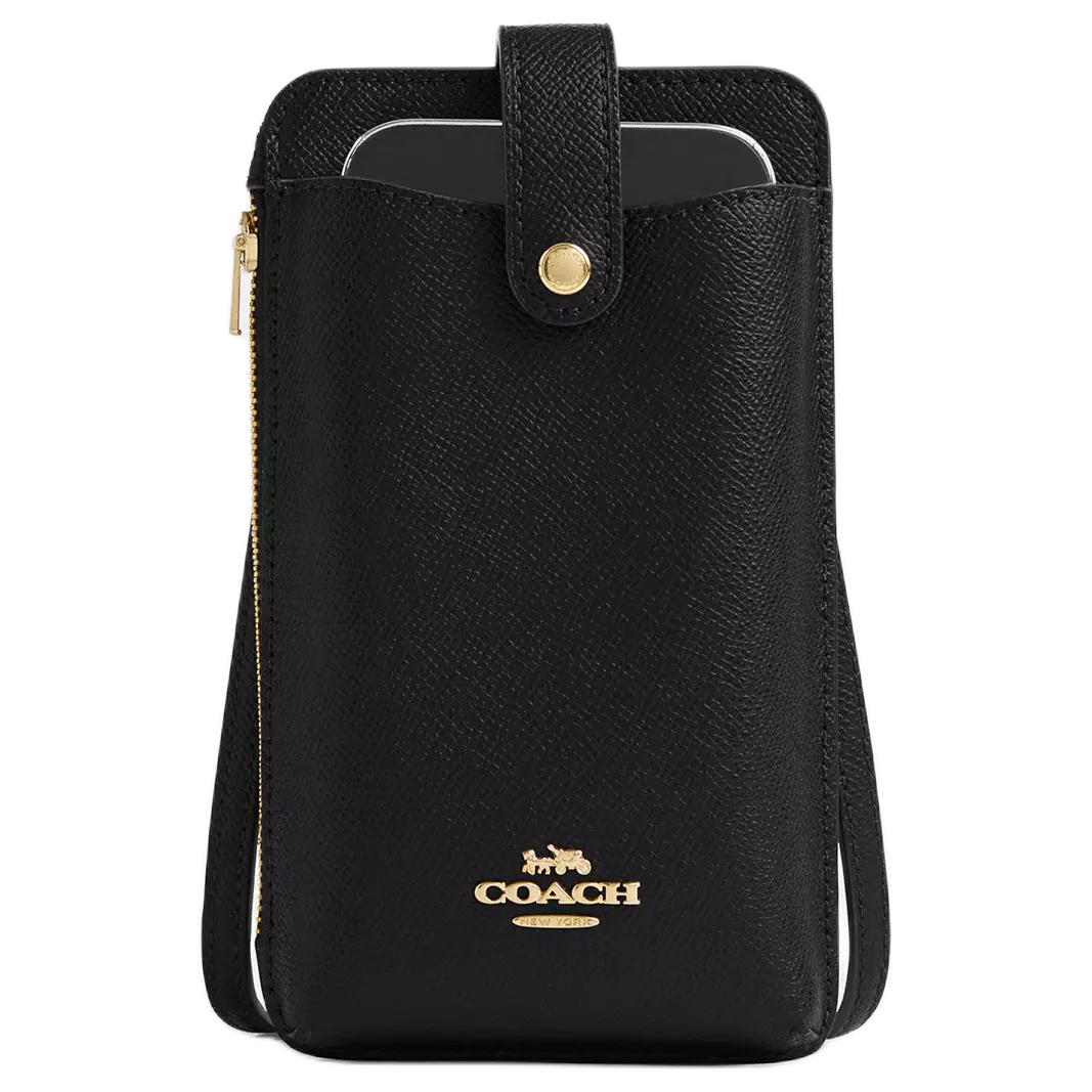 COACH Кожаная сумка через плечо с поперечным тиснением миниатюрная женская черная
COACH Кожаная сумка через плечо с поперечным тиснением миниатюрная женская черная