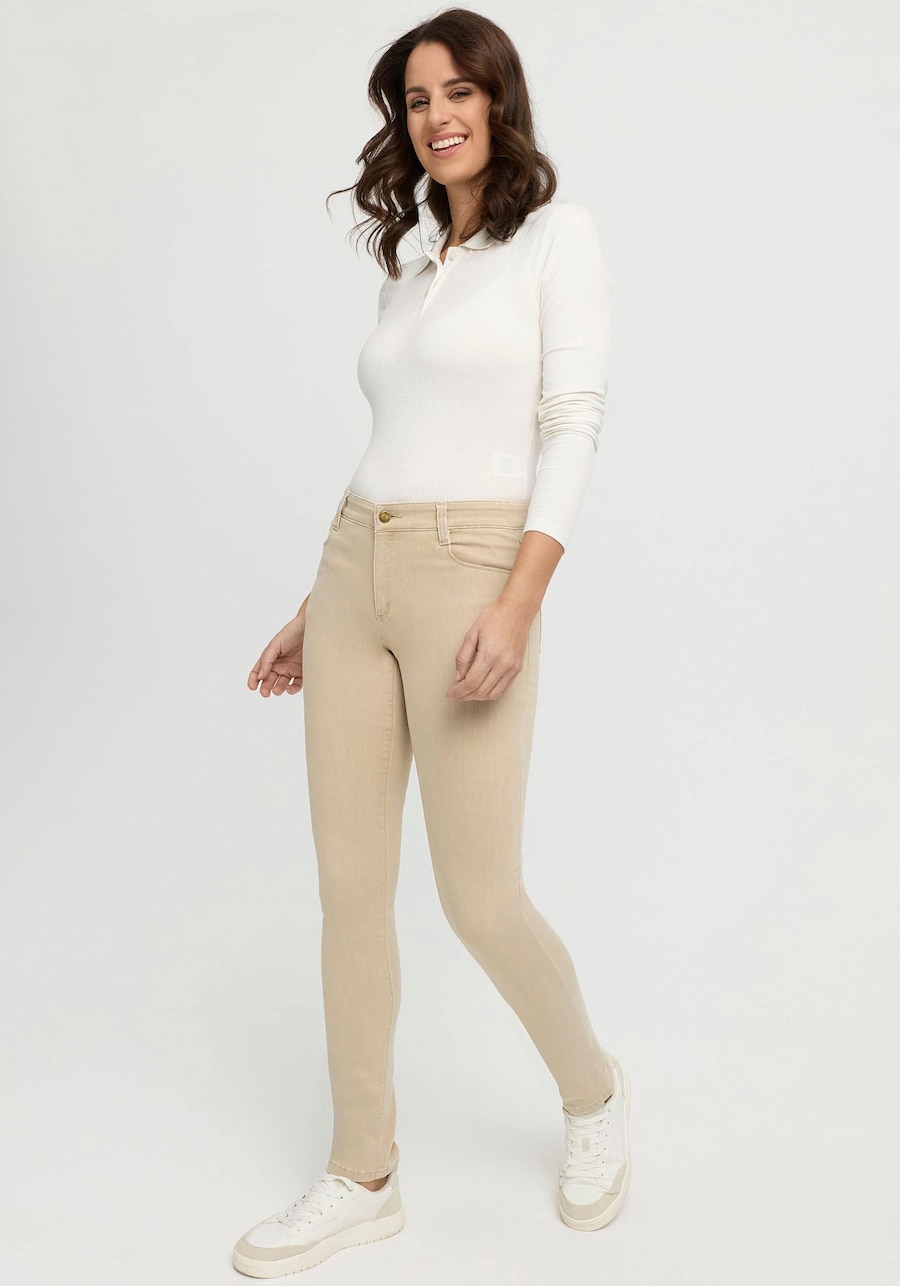 Узкие джинсы wonderjeans, бежевый
Узкие джинсы wonderjeans, бежевый