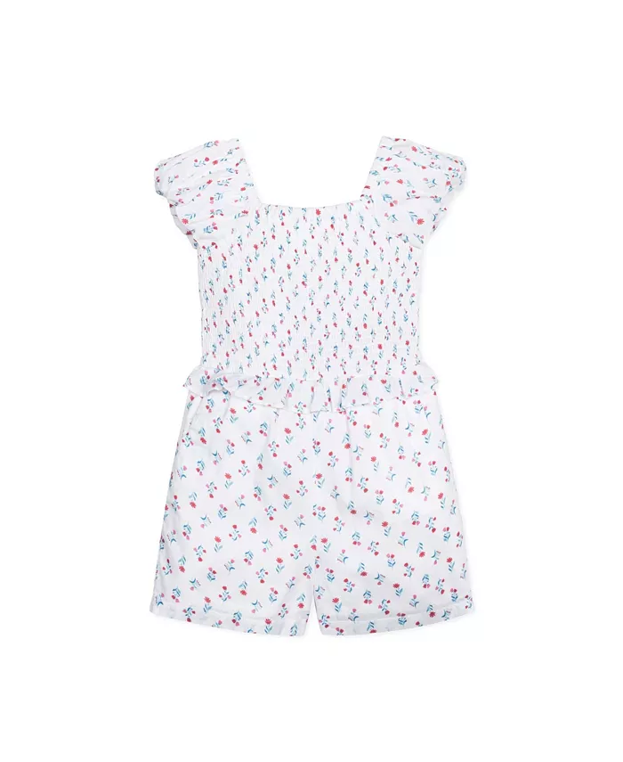 Комбинезон для девочки с буфами на рукавах и сборкой Toddler Girls Puff Sleeve Smocked Romper Hope & Henry, белый
Комбинезон для девочки с буфами на рукавах и сборкой Toddler Girls Puff Sleeve Smocked Romper Hope & Henry, белый
