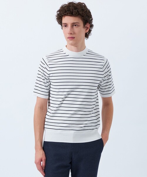 Вязаная футболка с коротким рукавом и полуоткрытым воротником, TEXBRID Plating MACKINTOSH PHILOSOPHY, белый
Вязаная футболка с коротким рукавом и полуоткрытым воротником, TEXBRID Plating MACKINTOSH PHILOSOPHY, белый