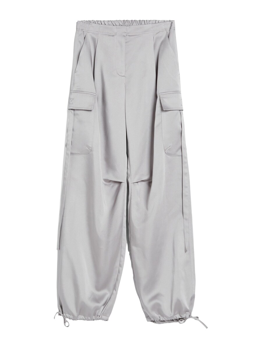 Брюки-карго свободного кроя Bershka, светло-серый
Брюки-карго свободного кроя Bershka, светло-серый