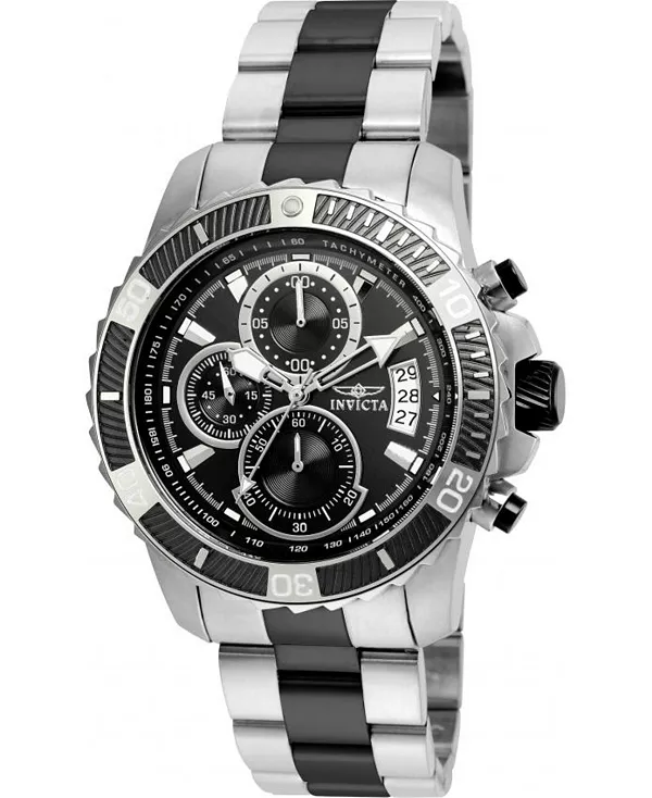 Мужские кварцевые многофункциональные часы Pro Diver 22416 с черным циферблатом Invicta, silver
Мужские кварцевые многофункциональные часы Pro Diver 22416 с черным циферблатом Invicta, silver