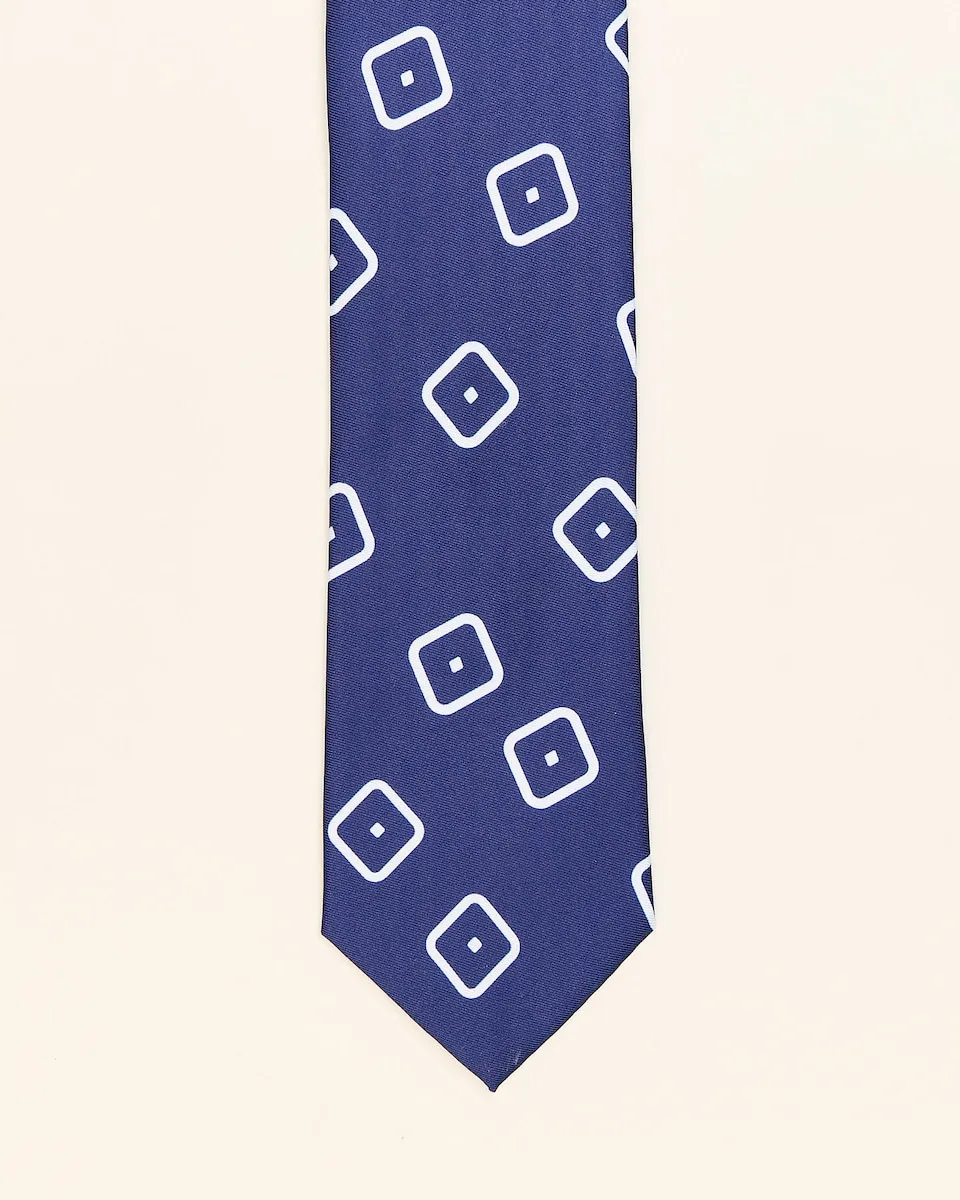 Мужской галстук чернильно-синего цвета с геометрическим принтом PuroEgo, синий
Мужской галстук чернильно-синего цвета с геометрическим принтом PuroEgo, синий