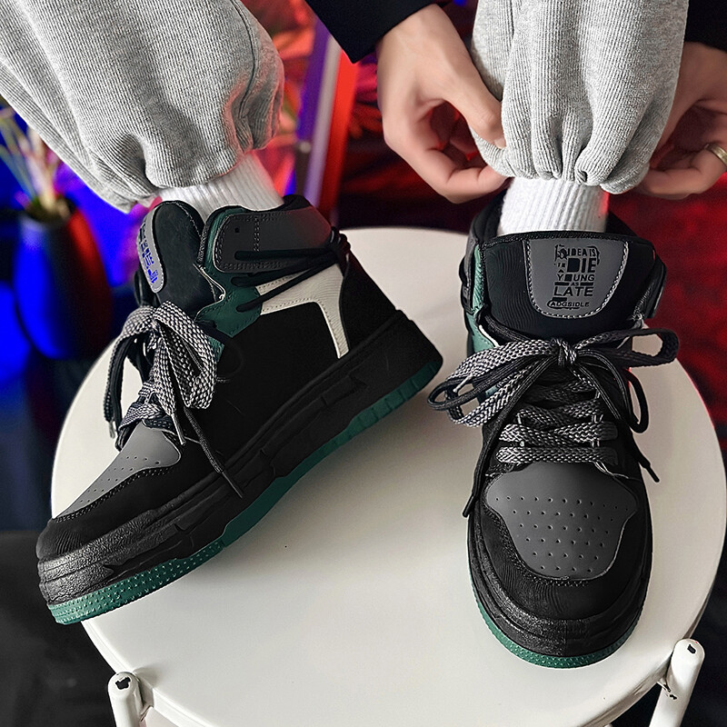 Кеды мужские, Обувь для скейтбординга Мужская высокая Obwa, черный
Кеды мужские, Обувь для скейтбординга Мужская высокая Obwa, черный