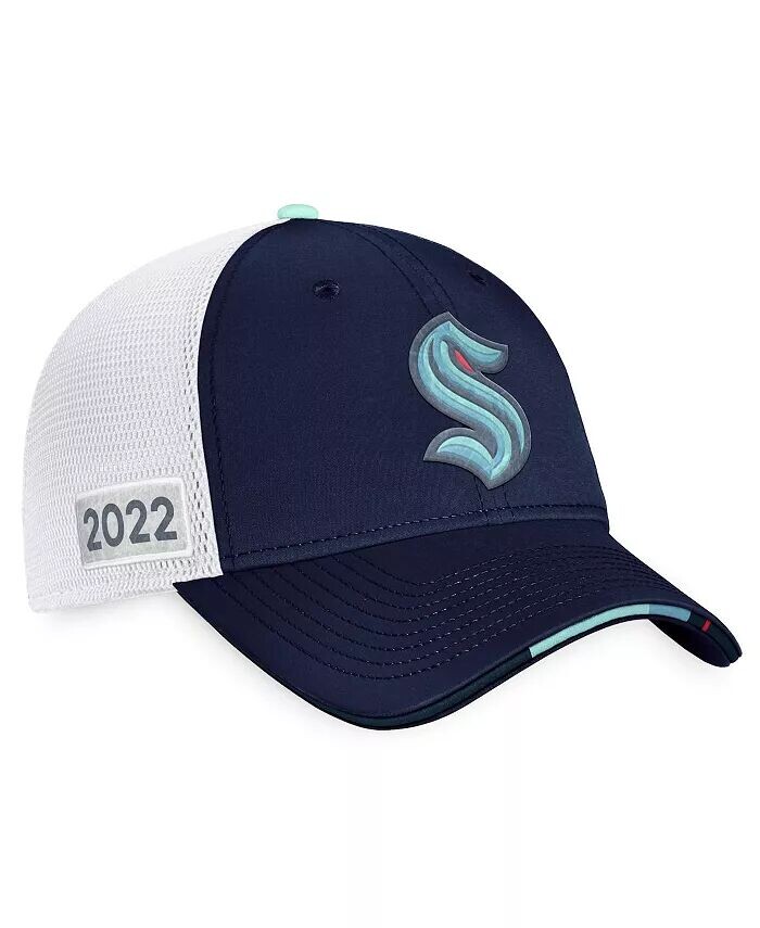 Мужская темно-синяя, белая шапка Seattle Kraken 2022 NHL Draft Authentic Pro On Stage Trucker Adjustable Fanatics
Мужская темно-синяя, белая шапка Seattle Kraken 2022 NHL Draft Authentic Pro On Stage Trucker Adjustable Fanatics
