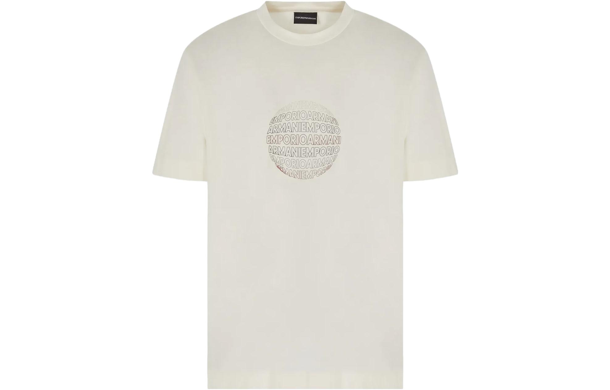 Футболка из хлопка с логотипом EMPORIO ARMANI, белая
Футболка из хлопка с логотипом EMPORIO ARMANI, белая