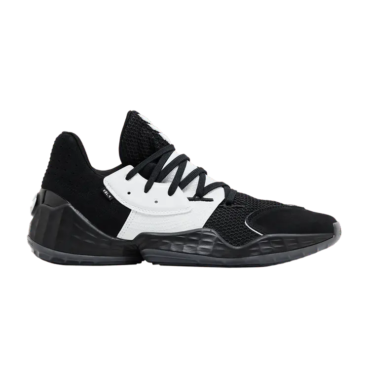 Кроссовки adidas Harden Vol. 4 'Black White', черный
Кроссовки adidas Harden Vol. 4 'Black White', черный