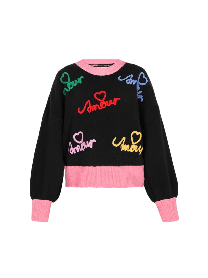 Женский свитер черного цвета myMo
Женский свитер черного цвета myMo