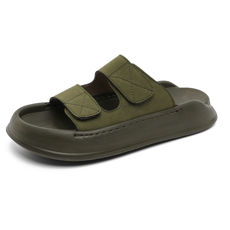 SOBB Сандалии-слайдеры мужские, оливково-зеленые, противоскользящие, износостойкие, с амортизацией 
SOBB Сандалии-слайдеры мужские, оливково-зеленые, противоскользящие, износостойкие, с амортизацией