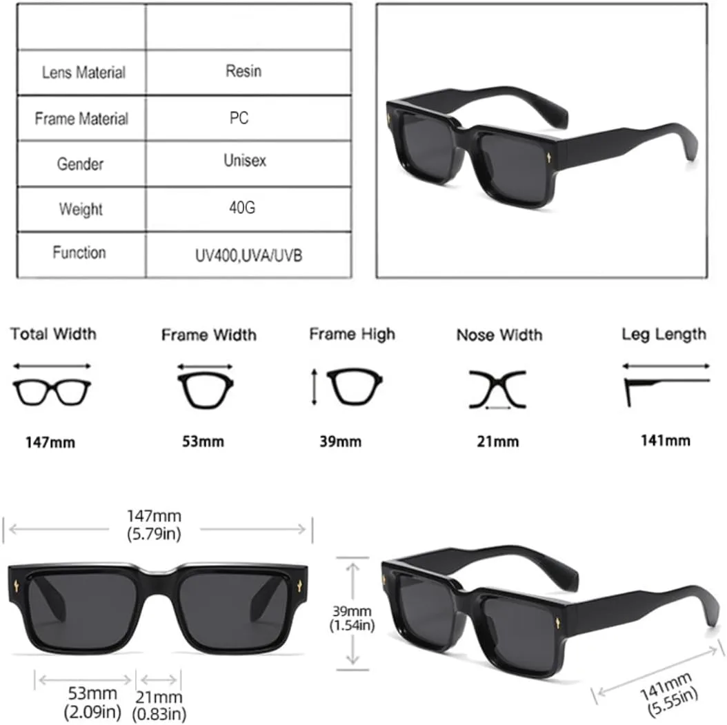 Ретро квадратные солнцезащитные очки для женщин, защита от УФ-излучения UV400, модные заклепки, для мужчин, прозрачные с градиентом UATXTAU, Grey Stripes Clear
Ретро квадратные солнцезащитные очки для женщин, защита от УФ-излучения UV400, модные заклепки, для мужчин, прозрачные с градиентом UATXTAU, Grey Stripes Clear