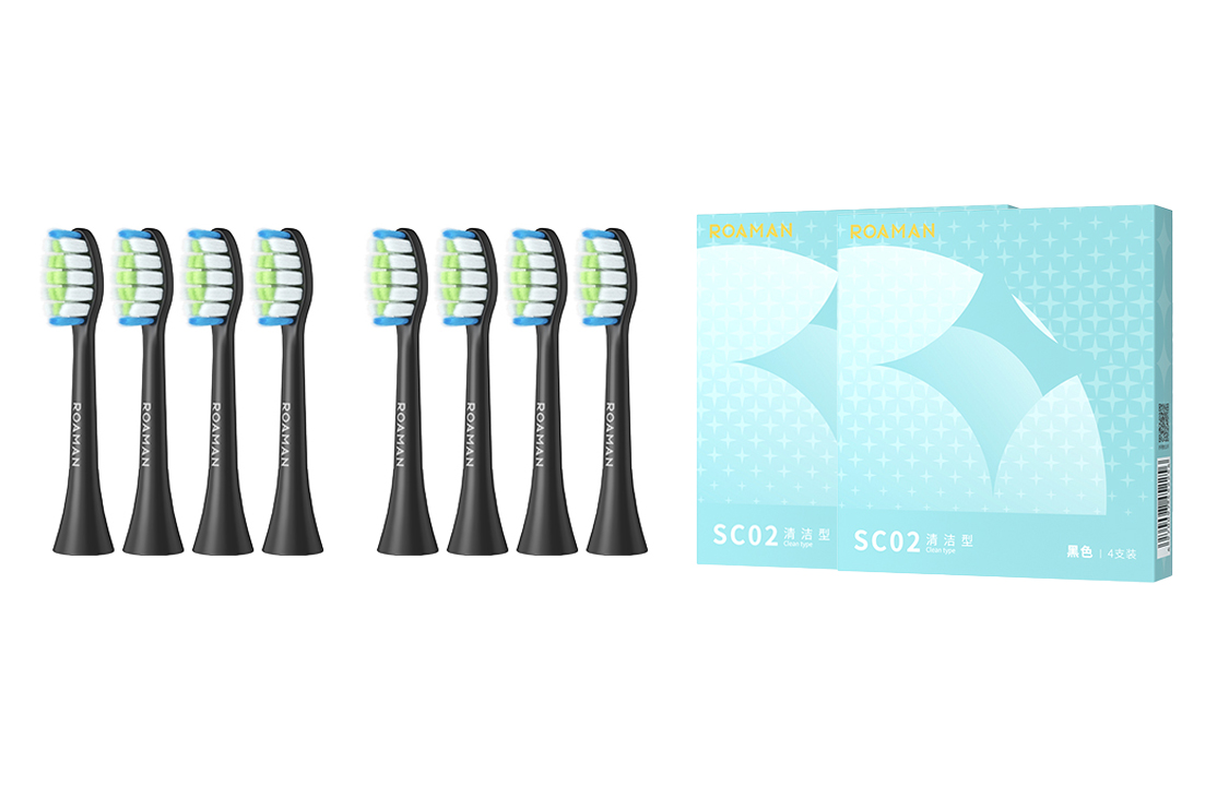Сменные насадки для зубной щетки ROAMAN, SC02 Cleaning Type, черный 8 Pcs Set
Сменные насадки для зубной щетки ROAMAN, SC02 Cleaning Type, черный 8 Pcs Set