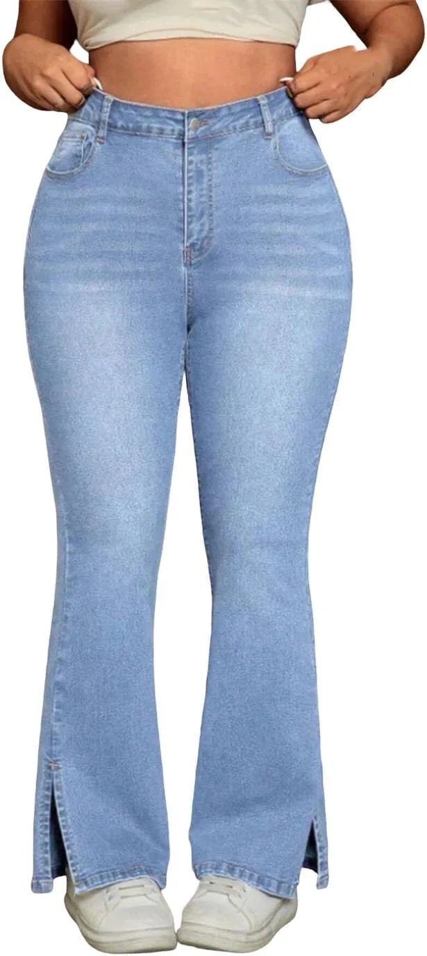 Женские джинсы с высокой талией и расклешенным силуэтом
Женские джинсы с высокой талией и расклешенным силуэтом