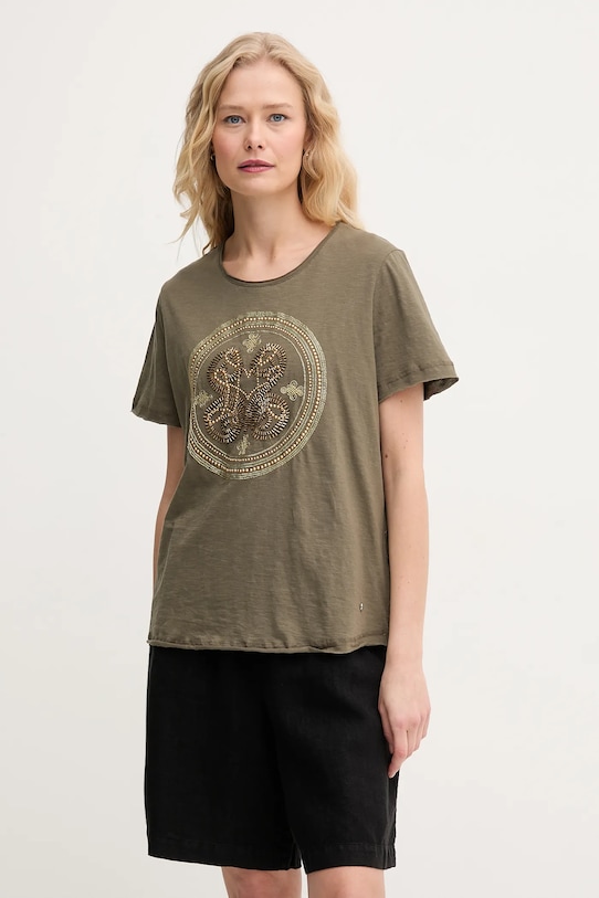 Хлопковая футболка Mos Mosh, зеленый
Хлопковая футболка Mos Mosh, зеленый