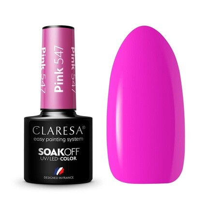 Коллекция лаков для ногтей Claresa UV LED Hybrid Manicure Soak Off — 5 мл, розовый цвет, № 547
Коллекция лаков для ногтей Claresa UV LED Hybrid Manicure Soak Off — 5 мл, розовый цвет, № 547